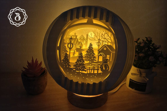 Crafting Light and Shadow: The Merry Christmas Sphere Popup 3D 20x20cm Experience