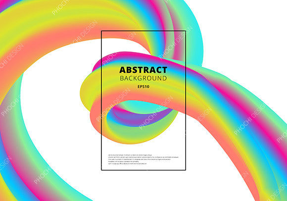 Dynamic 3D Fluid Gradient Lines for Modern Design