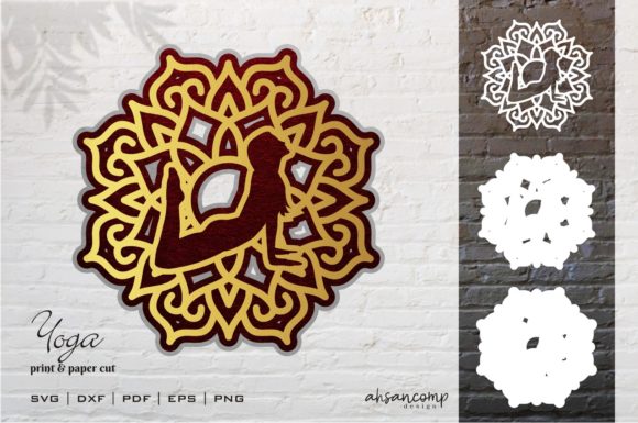 Elevating Digital Design: The Strategic Value of 3D Layered Yoga Vector Assets