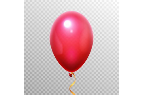 Elevating Event Design with a Realistic 3D Red Balloon