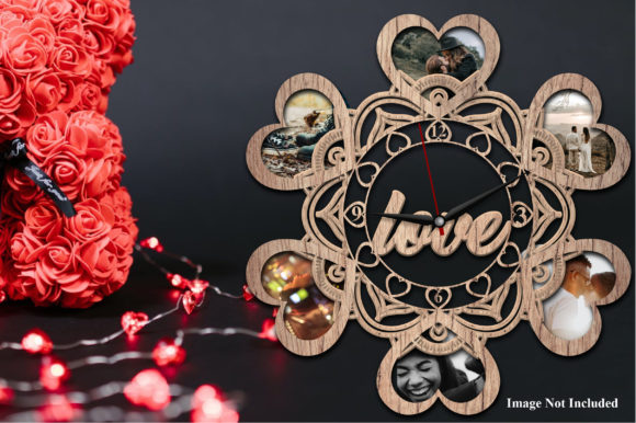 Elevating Modern Decor with the Valentine 3D Wall Clock Laser Cut