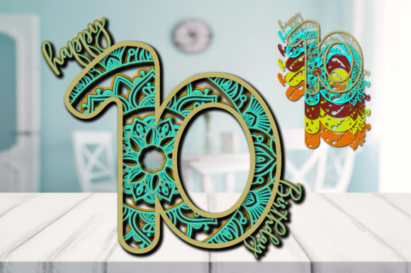Elevating the Decade Milestone with Digital Mandala Art