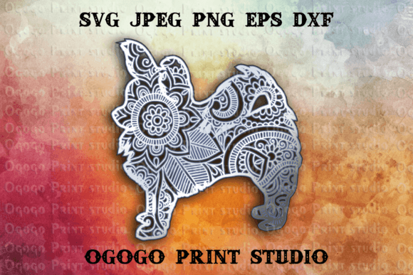 Long Haired Chihuahua - 3D Mandala SVG: A Creative Tool for Modern Crafters
